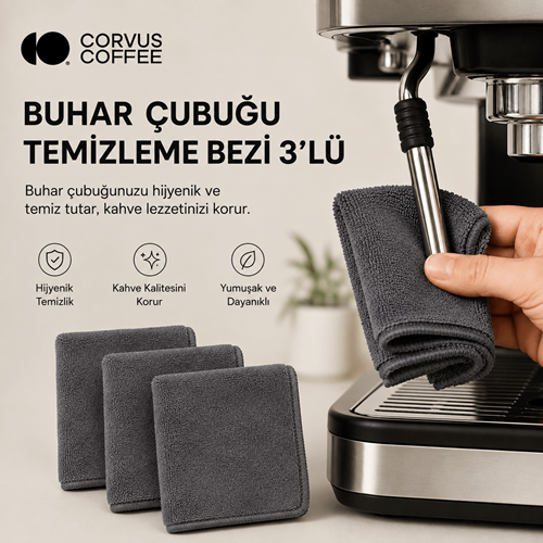 BUHAR ÇUBUĞU TEMİZLEME BEZİ 3`LÜ